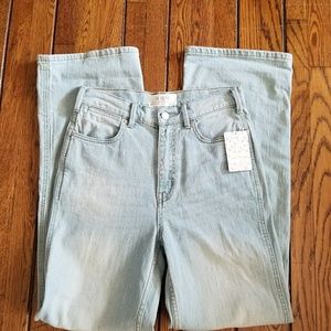 Free People straight flare jean sz 26